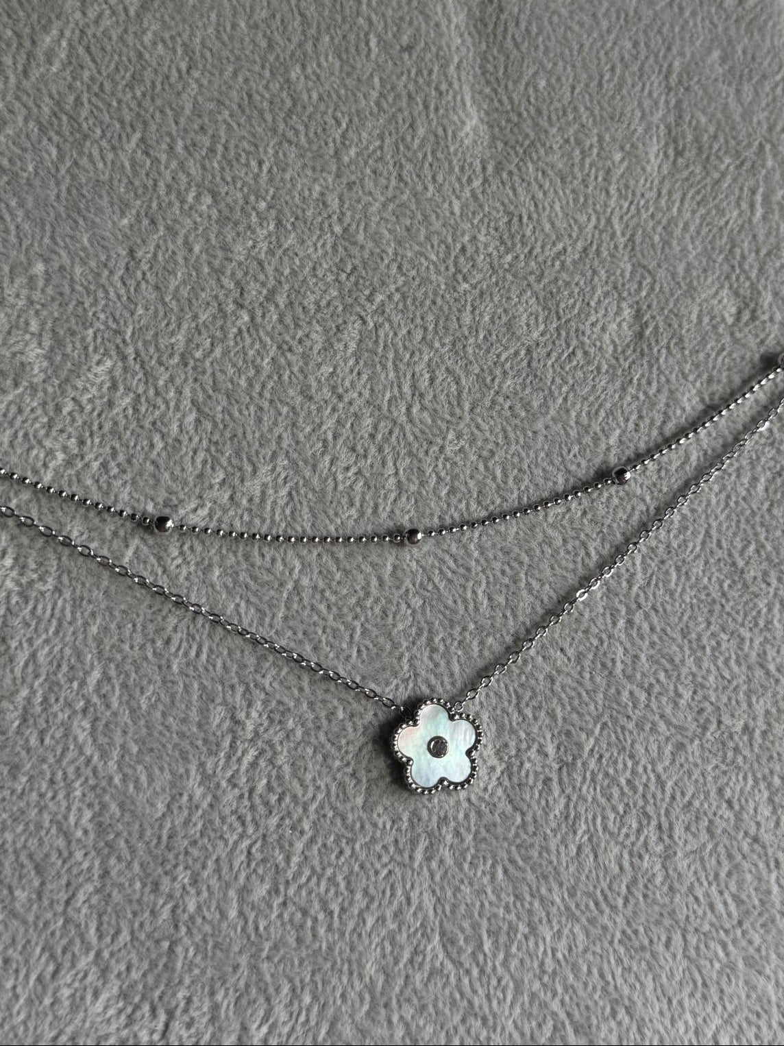 COLAR DUPLO FLOR