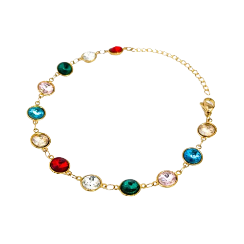 PULSEIRAS PEDRAS COLORIDAS